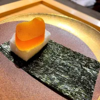 自家製カラスミと餅の海苔巻き|Naotake Yosimuraさん