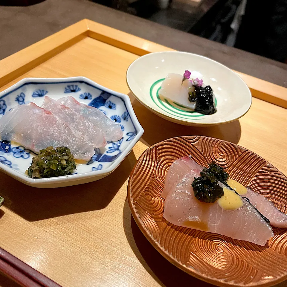 左からクエ、平貝、右は忘れました...|Naotake Yosimuraさん