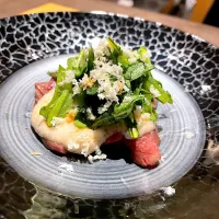 中村牛の自然薯合え