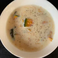 かぼちゃの豆乳ポタージュ|そらまめさん