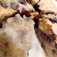 バナナチョコチップパウンドケーキ|もちもちだいたいひこ🐺さん