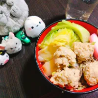 キャベツとつくねのお蕎麦|サトリさん