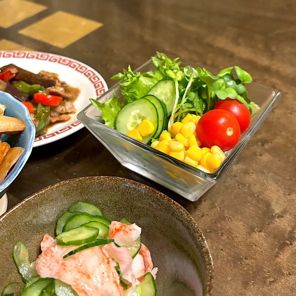 今日のサラダ|かっちゃん杉さん