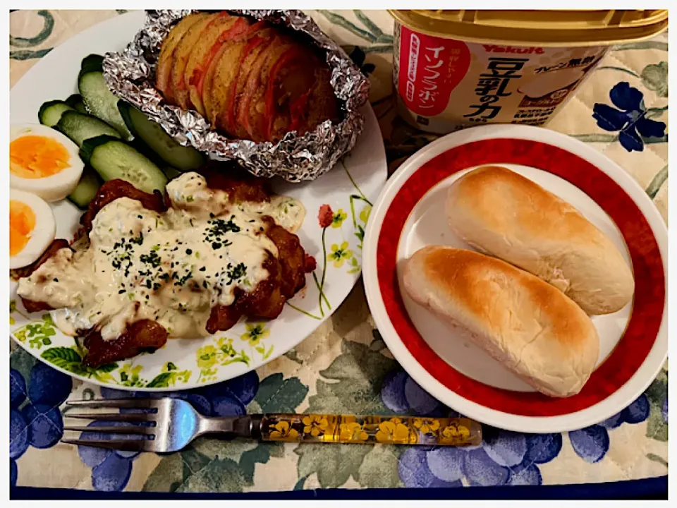 チキン南蛮ヘルシータルタルソース👀マシマシ|ワイントンさん