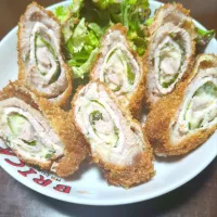 豚ロース肉の大葉チーズ揚げ| Riapple🍎さん