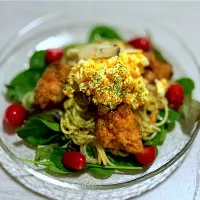 唐揚げパスタ|tap.rinさん