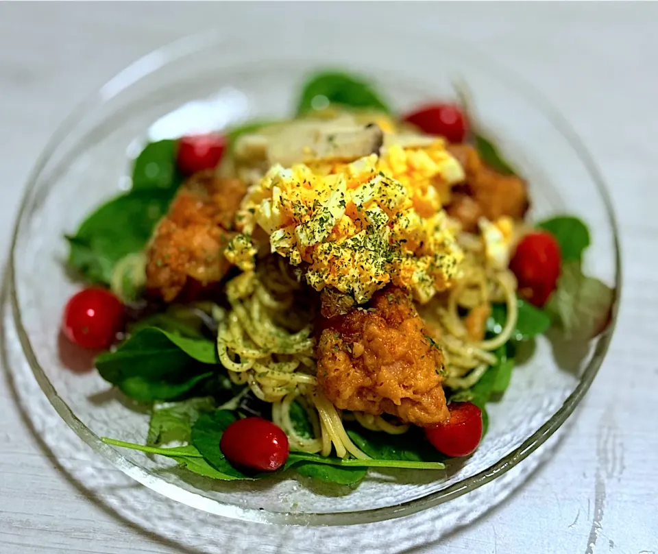 唐揚げパスタ|tap.rinさん