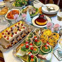 コストコ購入品➕ちょっとだけ手作りクリスマスパーティー料理|シフォンさん