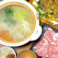 エバラ柑橘醤油つゆde野菜巻きしゃぶしゃぶ実食🤤|さくたえさん