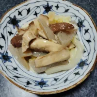 椎茸とこんにゃく、白菜酢の物|由紀子さん
