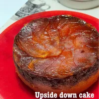 キャラメルアップルアップサイドダウンケーキ🍎|yoshimiさん