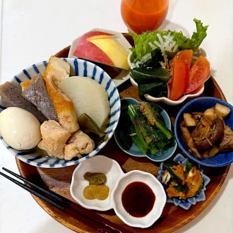 Snapdishの人気料理写真:ゆかりさんの料理 おでんワンプレート🍢