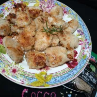 ハーブ塩麹を使って鶏むね肉のパン粉焼き✨|cocco+さん