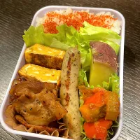 ラタトゥイユとソーセージのお弁当|雑草シェリーさん