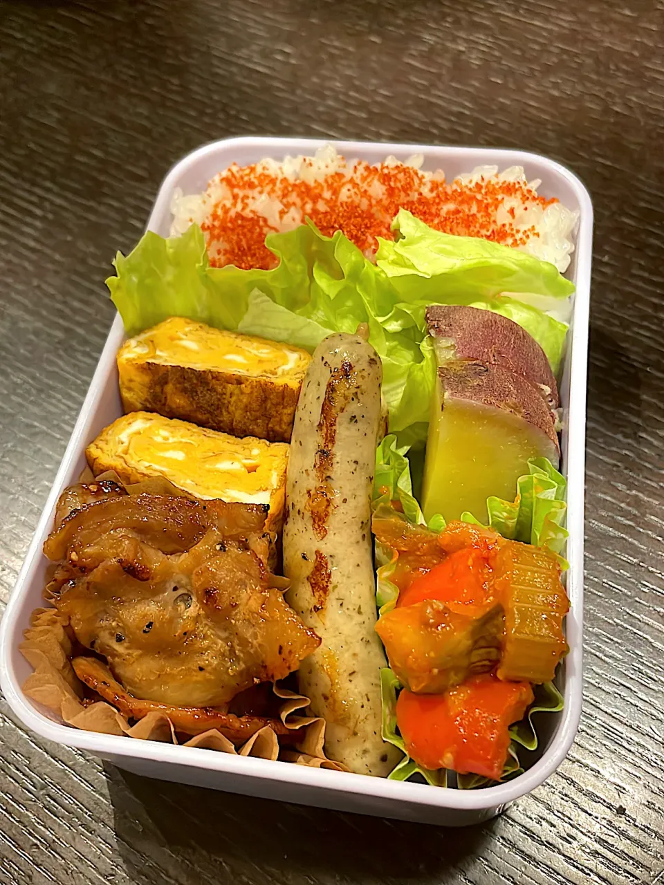 ラタトゥイユとソーセージのお弁当|雑草シェリーさん