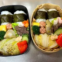 #毎日のお弁当記録。白菜ロールがメイン。|じゅんちゃんさん