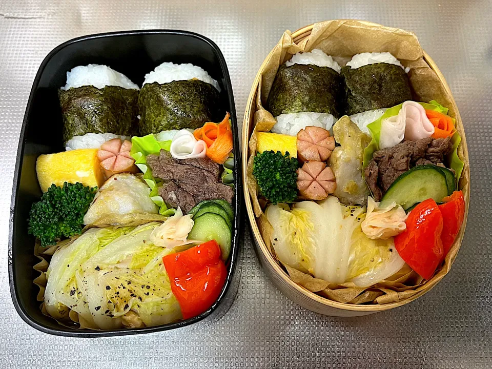 #毎日のお弁当記録。白菜ロールがメイン。|じゅんちゃんさん