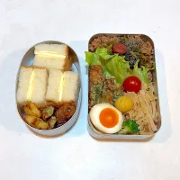今日のオット弁当と、高３ムスメ弁当。|chi.aさん