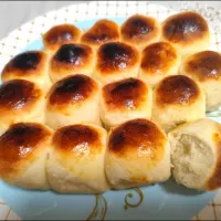 初めての手捏ねパン(オーブントースターで焼いたもの)