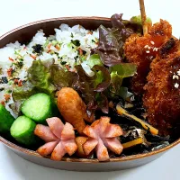 ＊0132. 串カツ🐷娘ちゃんの高校生弁当🍱＊|＊抹茶＊さん