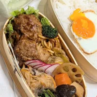 本日のお弁当〜ハンバーグ弁当|f.1125beさん