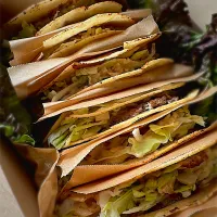 トルティーヤハンバーガー🍔|みゆき𐤔(◍´͈ ᵕ `͈ ◍)𐤔さん