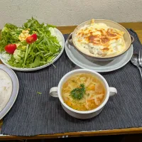 チキンマカロニグラタン|ちくわさん