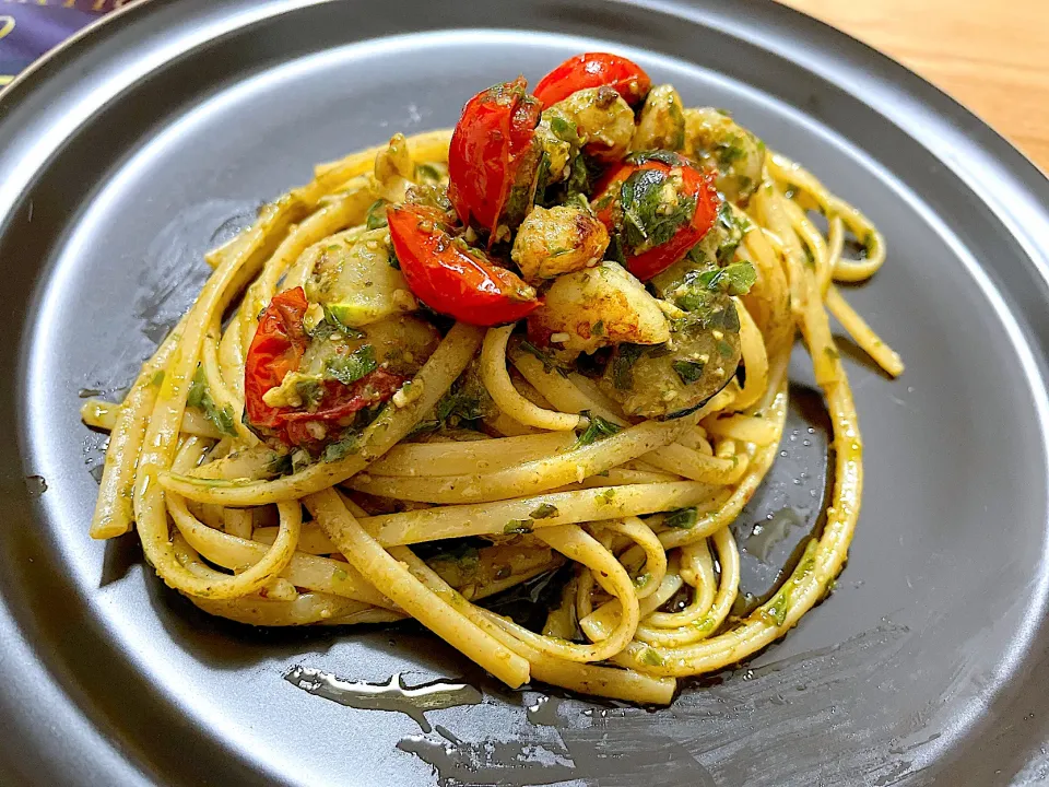 夫作　誕生日ディナー🍽️ジェノベーゼ|Luke🌙さん