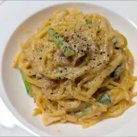 ラザニアの残りのソースでチーズクリームパスタ|chiaraさん