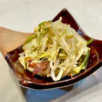 もやしと海藻のナムル|ぎんさん