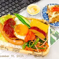 豪華ぁ✨️⸜(ˊᗜˋ)⸝ハンバーグ 弁当| Tsuu_chan‪ ·͜·♡‬さん