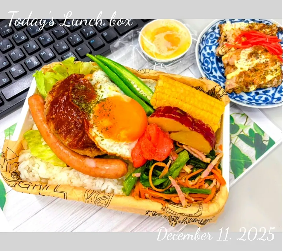 🍽️🇩🇪 ハンバーグ弁当 🇺🇸🍽️|TakeBooさん