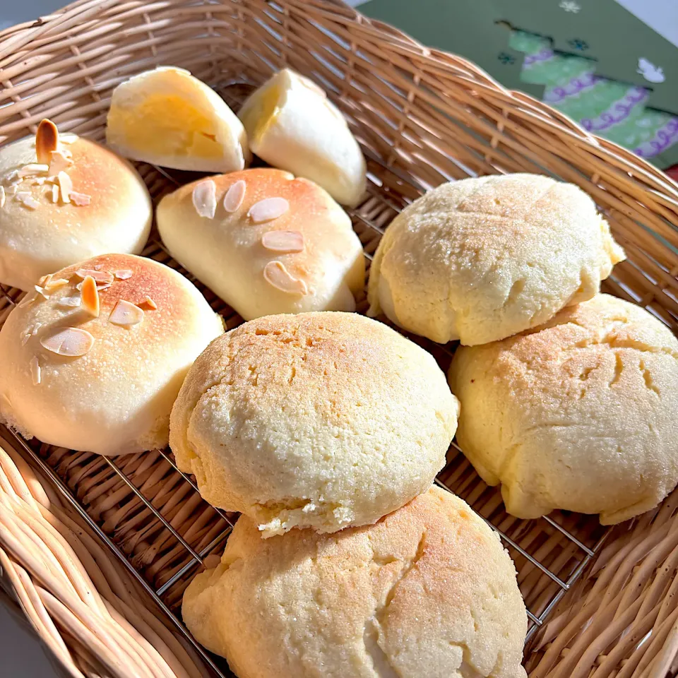 ＊アップルカスタードパン
＊レーズンメロンパン|さっちんさん