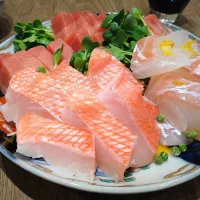 お刺身盛り合わせ|古尾谷りかこさん