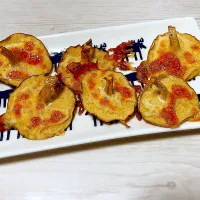 しいたけ　チーズ焼き