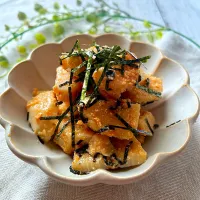 長芋と里芋の明太炒め|まなまな♡さん