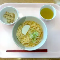 かき玉うどん、長芋の青のり炒め|syasyo9_biyoriさん