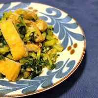 大根茎とお揚げの炒め|KimaLABOさん