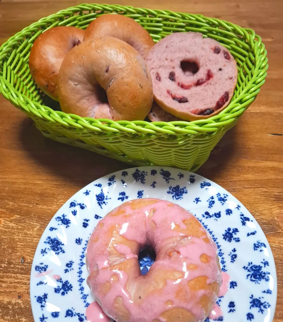 🥯ミックスベリーベーグル🥯|ゆきさんさん