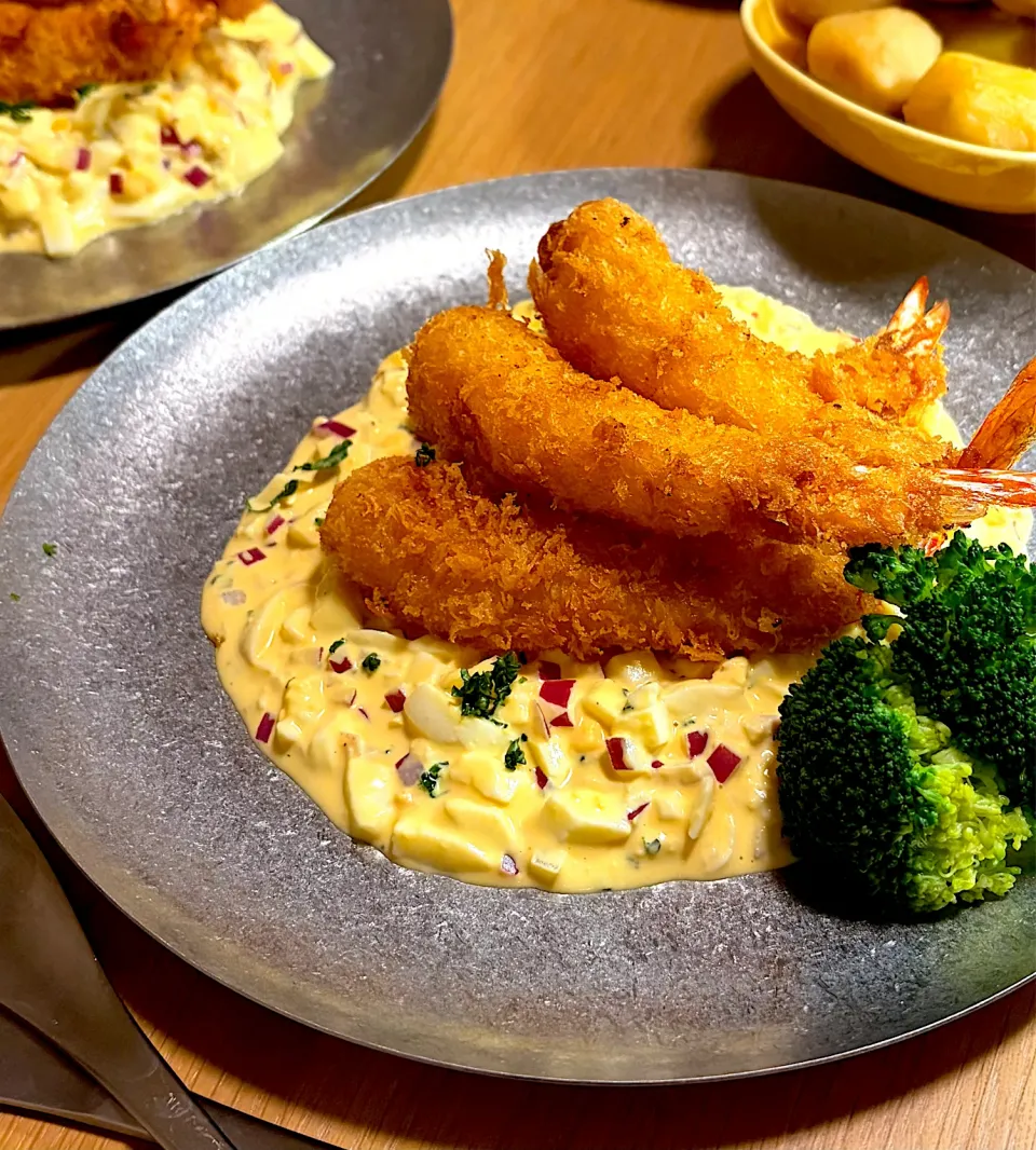 タルタルを食べるためのエビフライ🍤|kaeさん