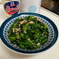 ほうれん草とツナ炒め|ゆーこ。さん