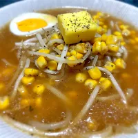 🥶🥶🥶味噌バターコーン🍜|USOー8000さん
