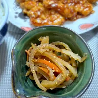 morimi32さんの料理 大根の皮のきんぴら|morimi32さん