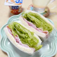 シャキシャキレタスサンド|うたかた。さん