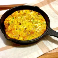 冷蔵庫整理のスパニッシュオムレツ🍳|chibiさん