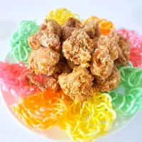 唐揚げ(*ˊ˘ˋ*)|プリン☆さん