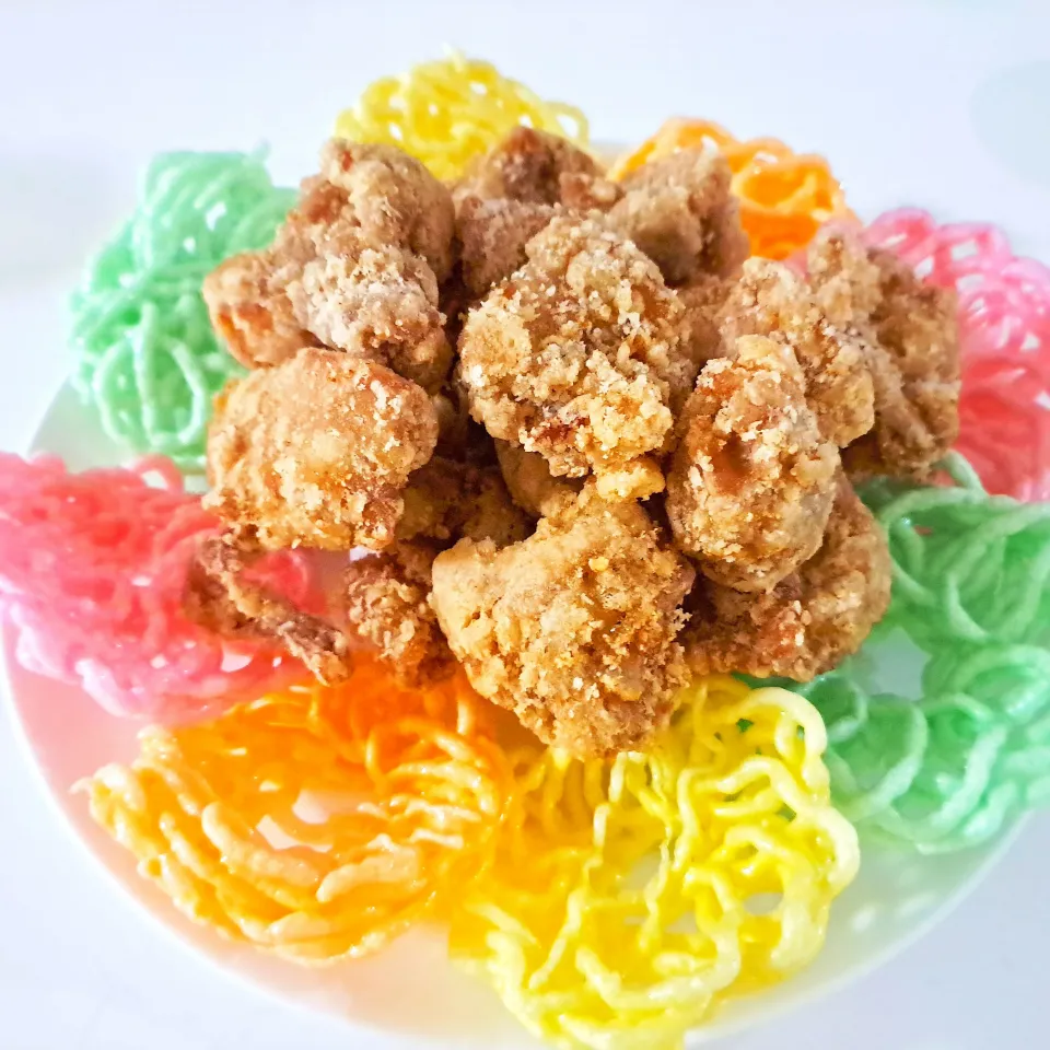 唐揚げ(*ˊ˘ˋ*)|プリン☆さん