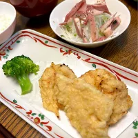 実家ごはん⭐︎鶏天|ゆりちさん