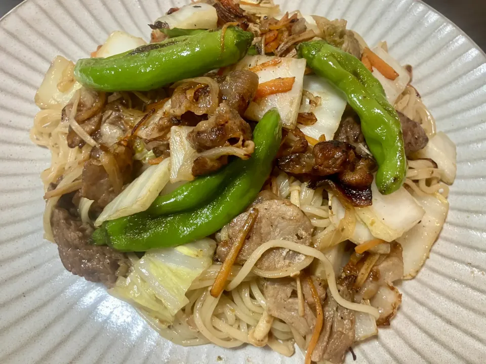 半田めんの塩カツオ出汁焼きそば|tatsuponさん