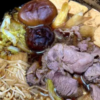 単身赴任中の男飯(すき焼き)|おおもりの星さん